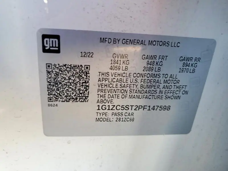 2023 CHEVROLET MALIBU LS  