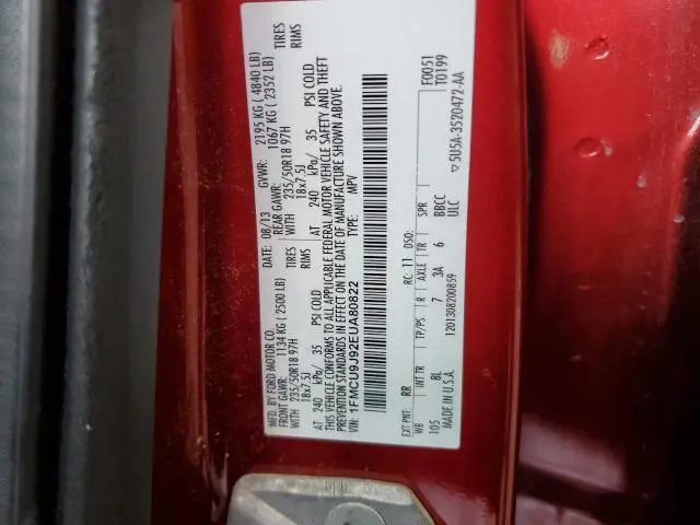 2014 FORD ESCAPE TITANIUM