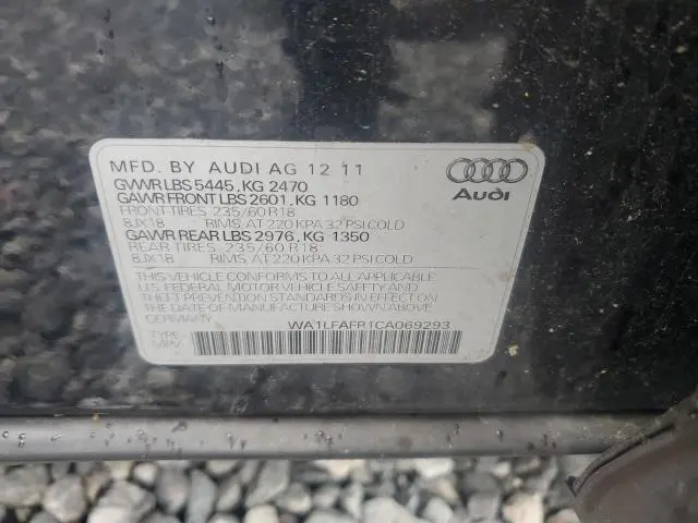 2012 AUDI Q5 PREMIUM PLUS  