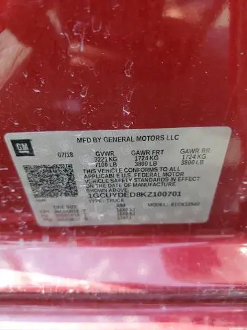 2019 CHEVROLET SILVERADO K1500 LT  