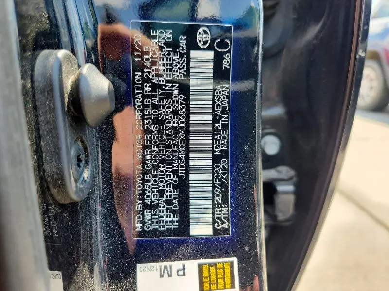 2021 TOYOTA COROLLA SE  