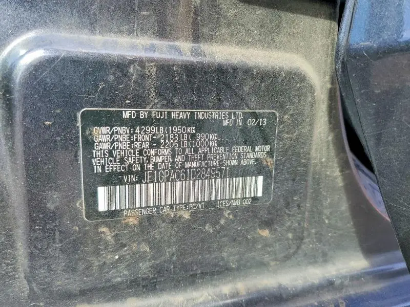 2013 SUBARU IMPREZA PREMIUM  