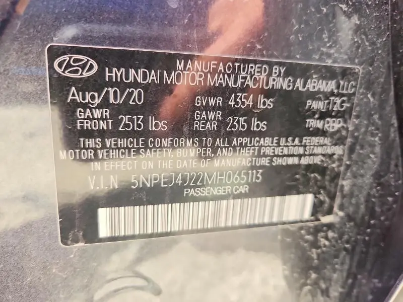 2021 HYUNDAI SONATA SEL PLUS  