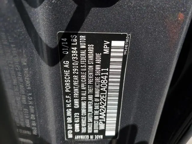 2014 PORSCHE CAYENNE   