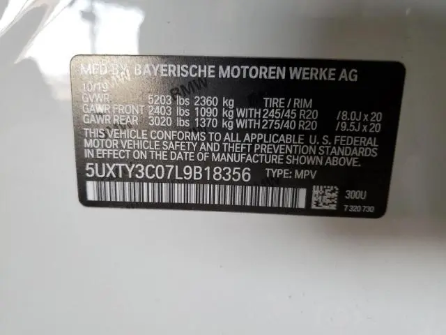 2020 BMW X3 SDRIVE30I  