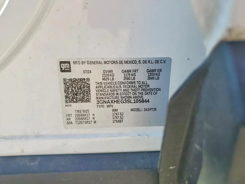 2025 CHEVROLET EQUINOX LT  