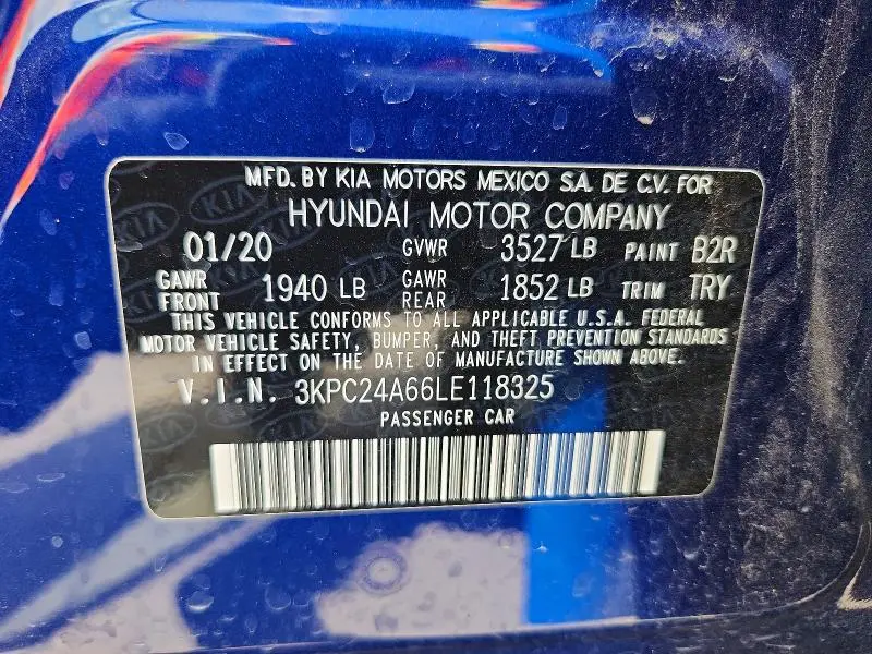 2020 HYUNDAI ACCENT SE  