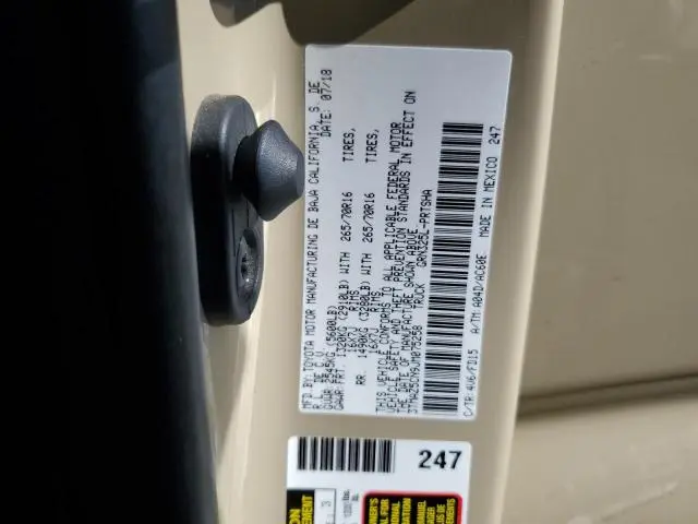 2018 TOYOTA TACOMA DOUBLE CAB  