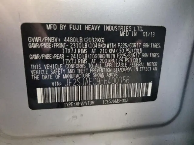 2014 SUBARU FORESTER 2.5I PREMIUM  