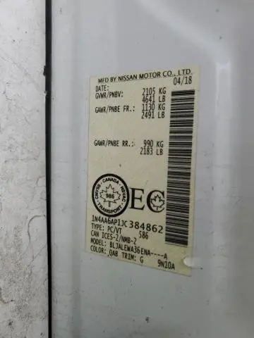 2018 NISSAN MAXIMA 3.5S  