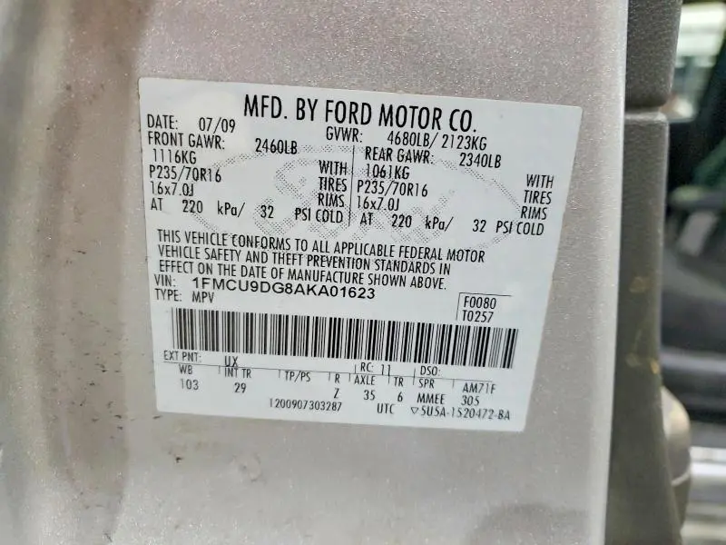 2010 FORD ESCAPE XLT  