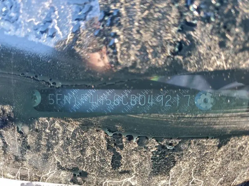 2012 HONDA PILOT EXL  