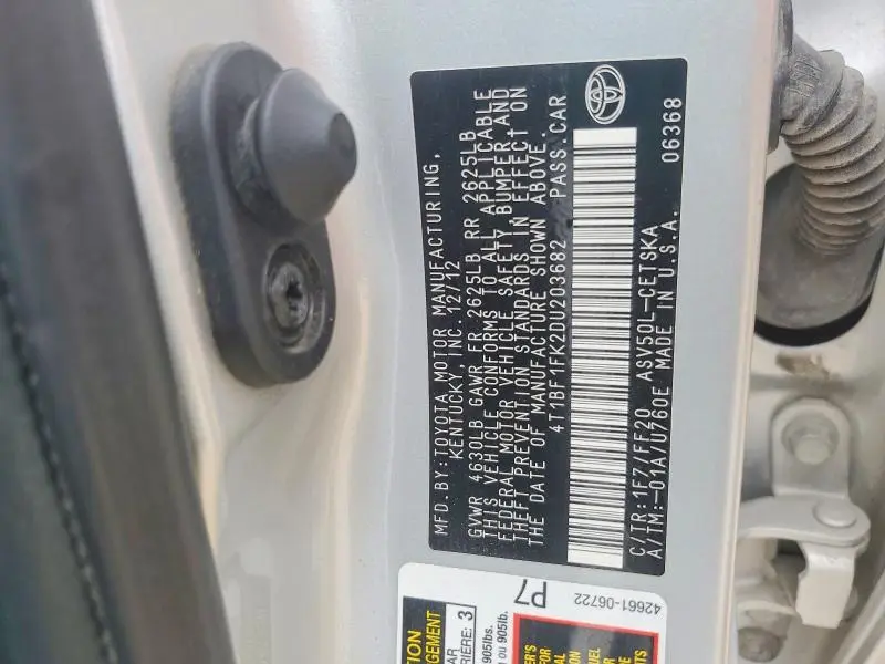 2013 TOYOTA CAMRY SE  