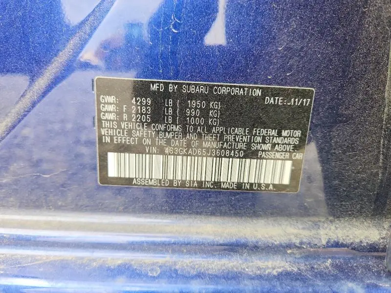 2018 SUBARU IMPREZA PREMIUM PLUS  