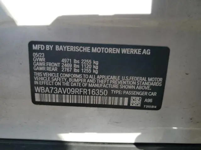 2024 BMW 430XI GRAN COUPE  