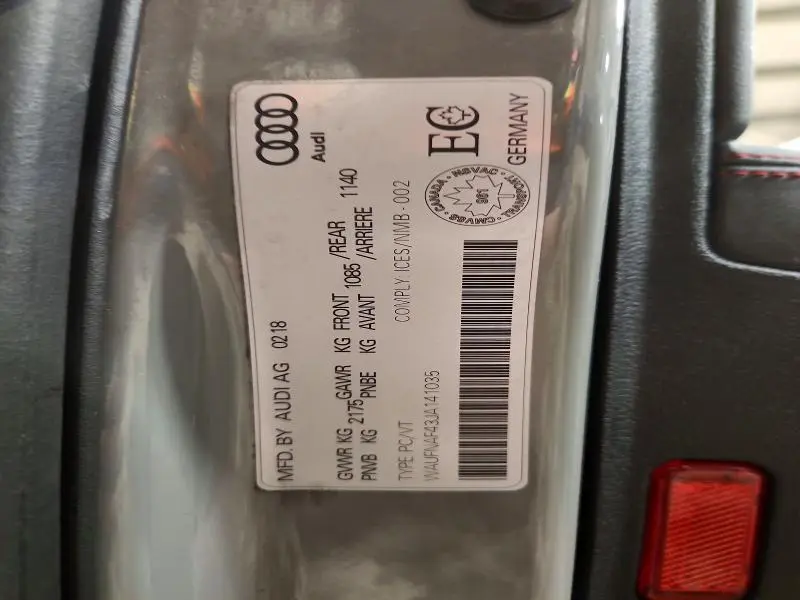 2018 AUDI A4 PRESTIGE  