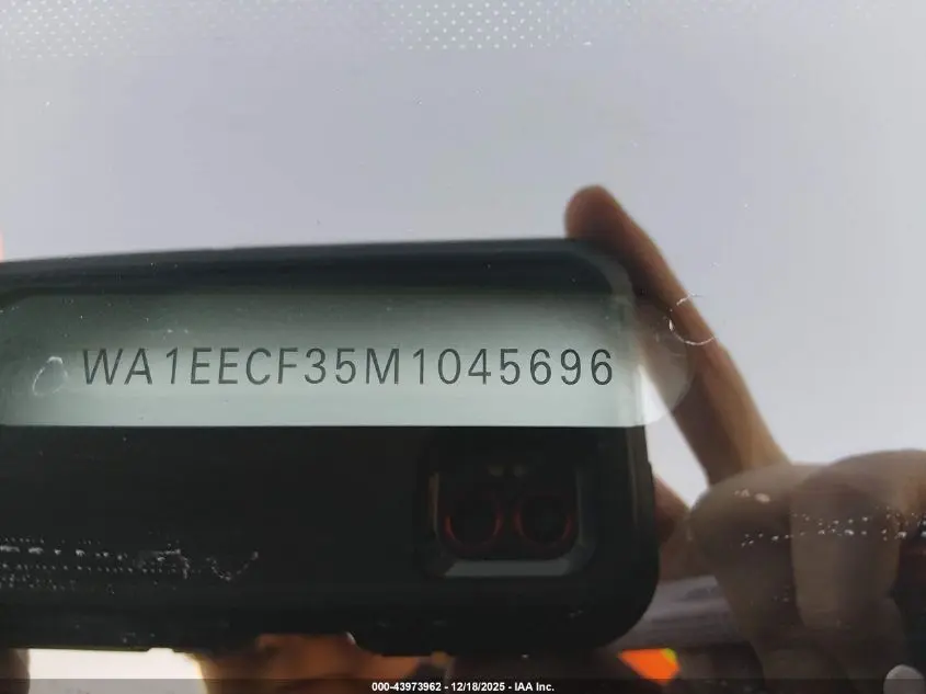 2021 AUDI Q3 PREMIUM PLUS 45 TFSI S LINE QUATTRO TIPTRONIC