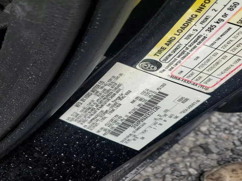 2012 FORD FUSION SE  