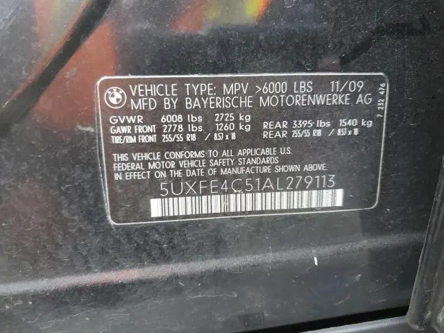 2010 BMW X5 XDRIVE30I  