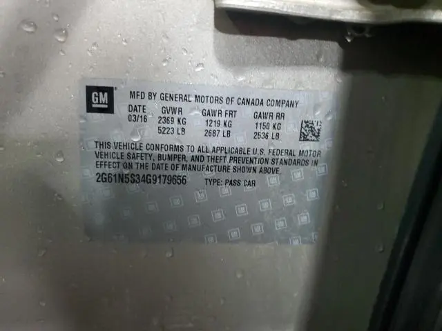 2016 CADILLAC XTS LUXURY COLLECTION  