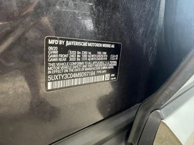 2021 BMW X3 SDRIVE30I  