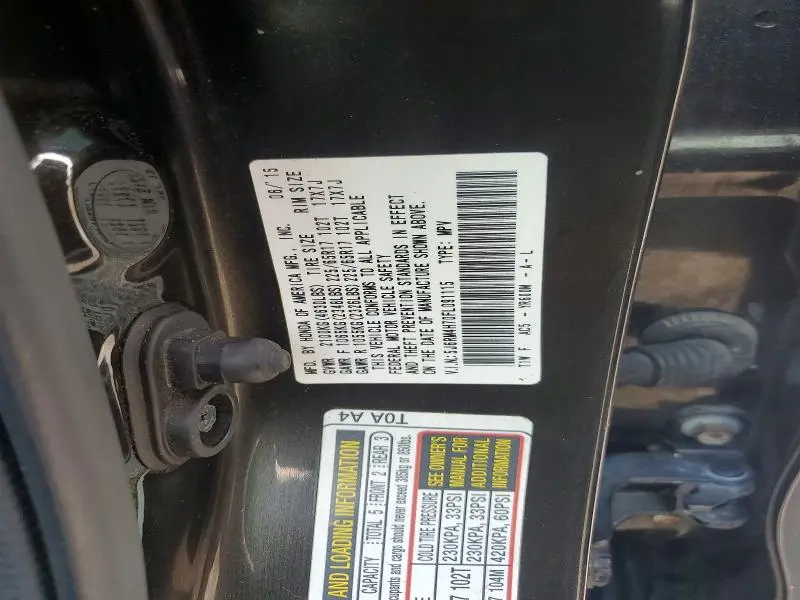 2015 HONDA CR-V EXL  