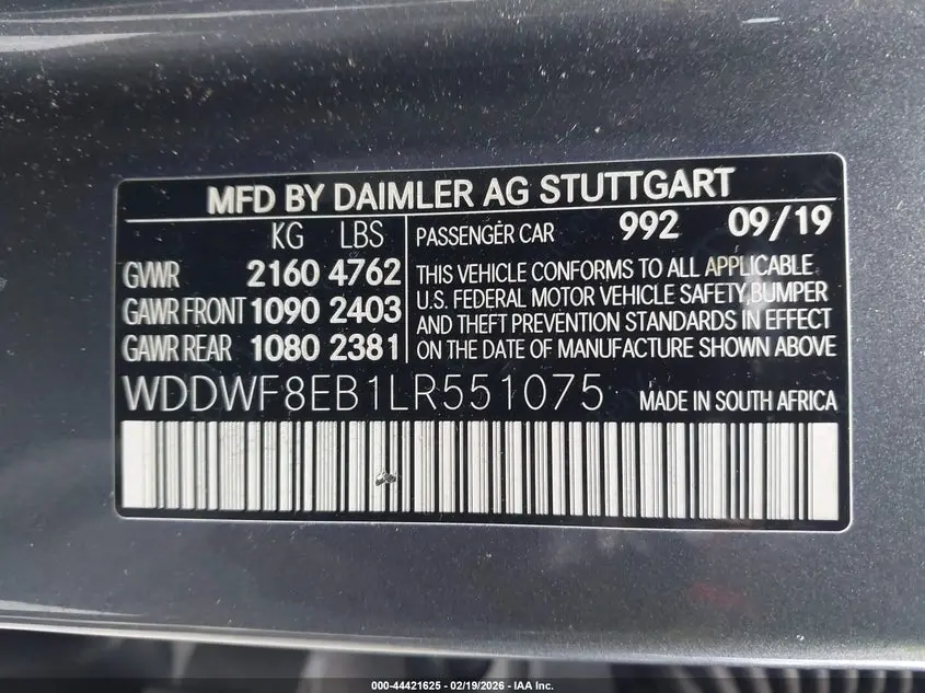 2020 MERCEDES-BENZ C 300 4MATIC