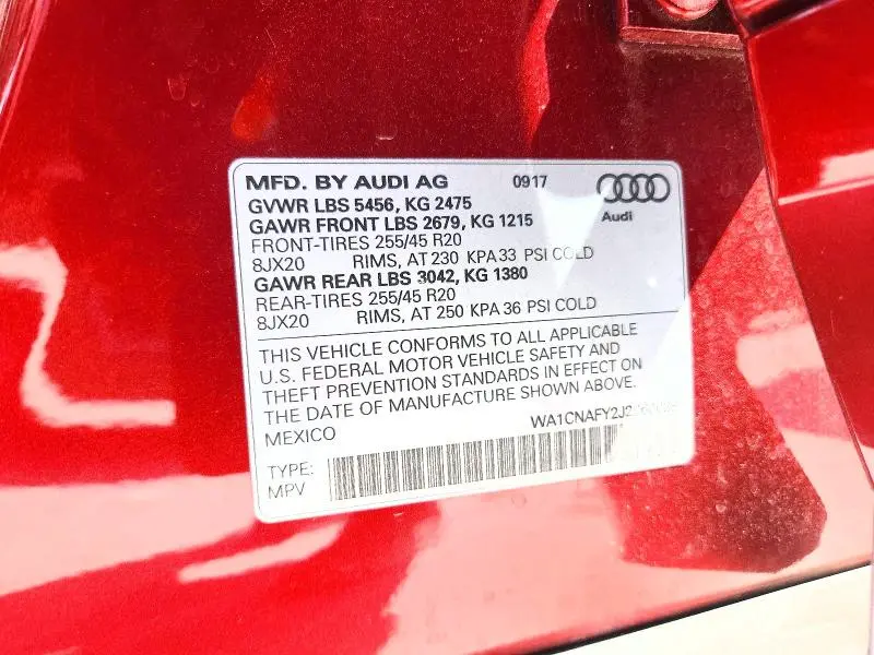 2018 AUDI Q5 PRESTIGE  