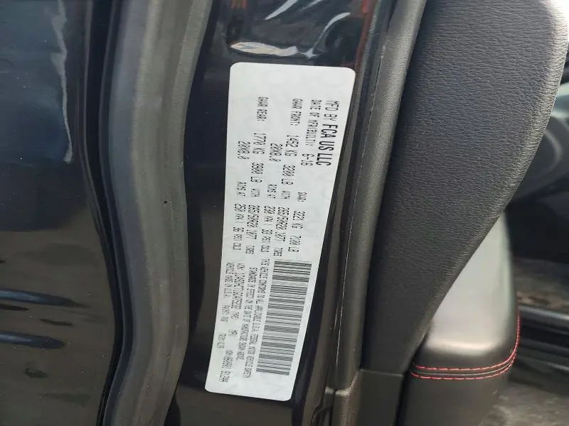 2016 DODGE DURANGO R  