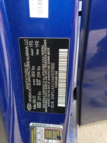 2021 HYUNDAI ELANTRA SE  
