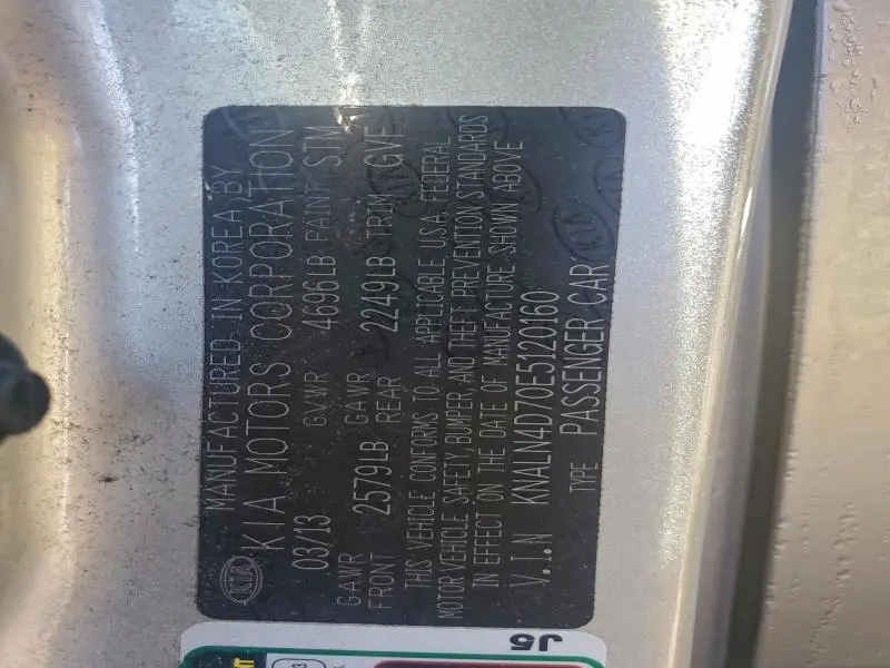 2014 KIA CADENZA PREMIUM  