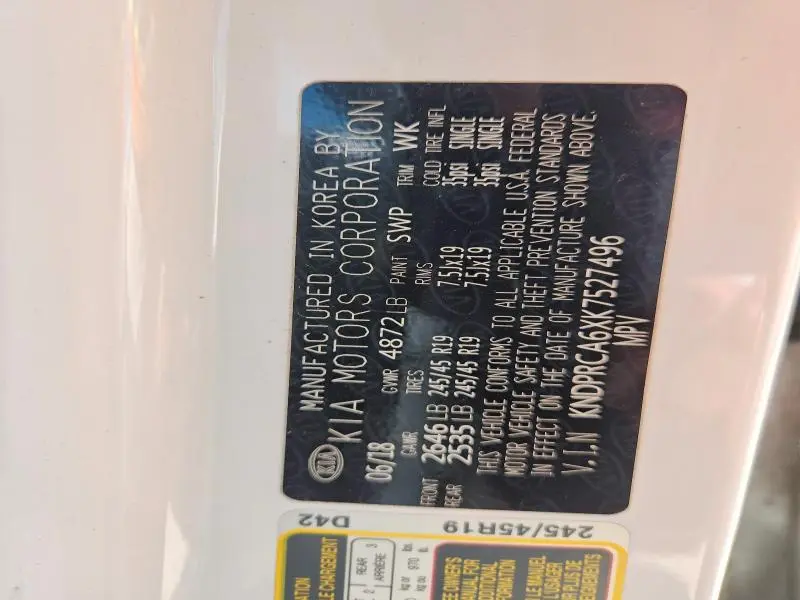 2019 KIA SPORTAGE SX TURBO  