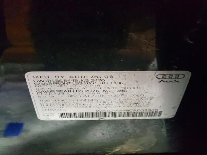 2012 AUDI Q5 PREMIUM PLUS  