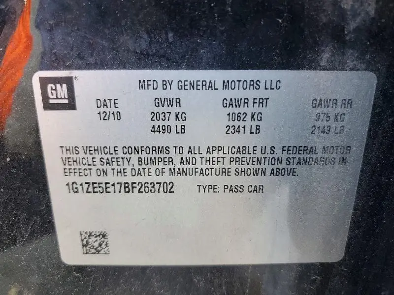 2011 CHEVROLET MALIBU LTZ  