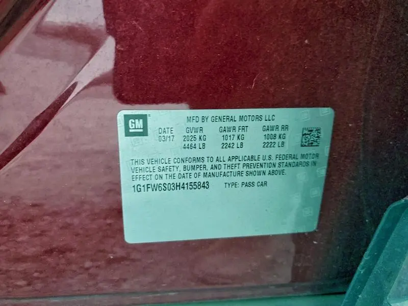 2017 CHEVROLET BOLT EV LT  