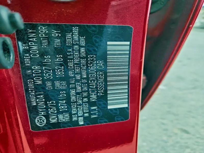 2016 HYUNDAI ACCENT SE  