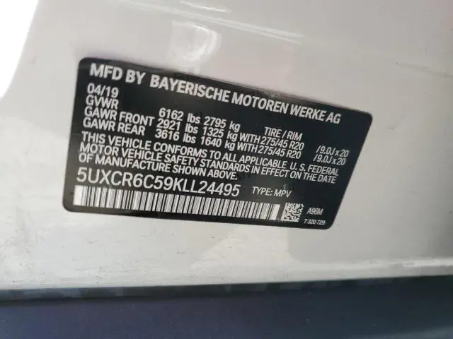 2019 BMW X5 XDRIVE40I  