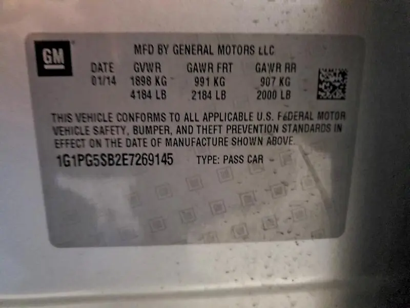 2014 CHEVROLET CRUZE LTZ  