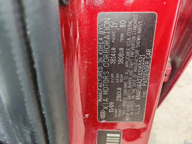 2010 KIA FORTE EX  