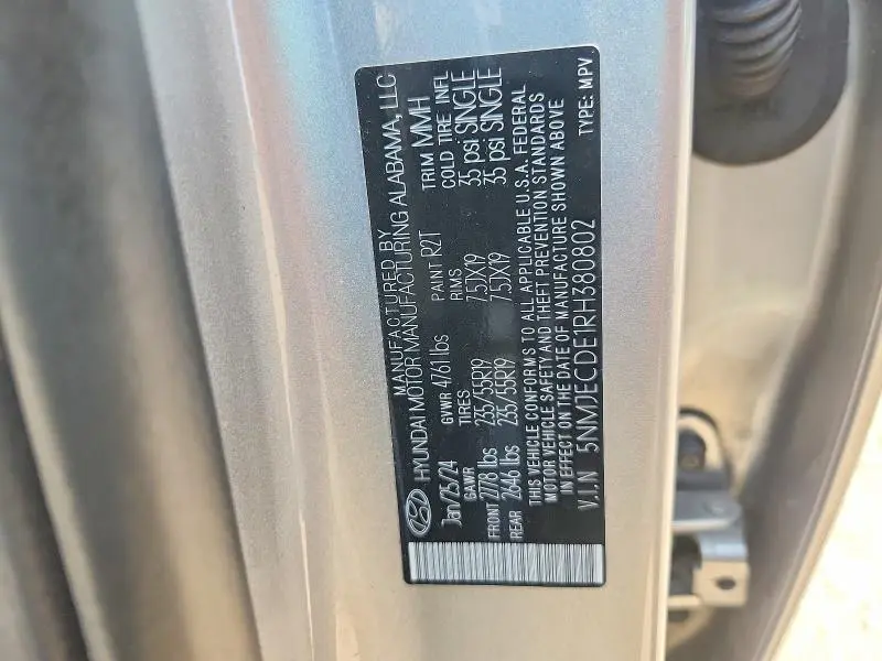 2024 HYUNDAI TUCSON LIMITED  