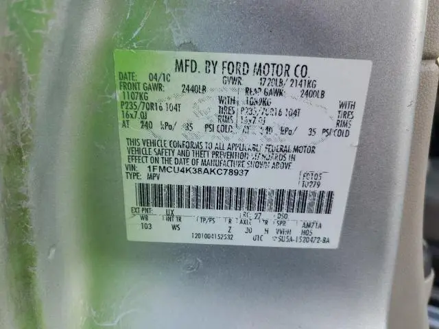 2010 FORD ESCAPE HYBRID  