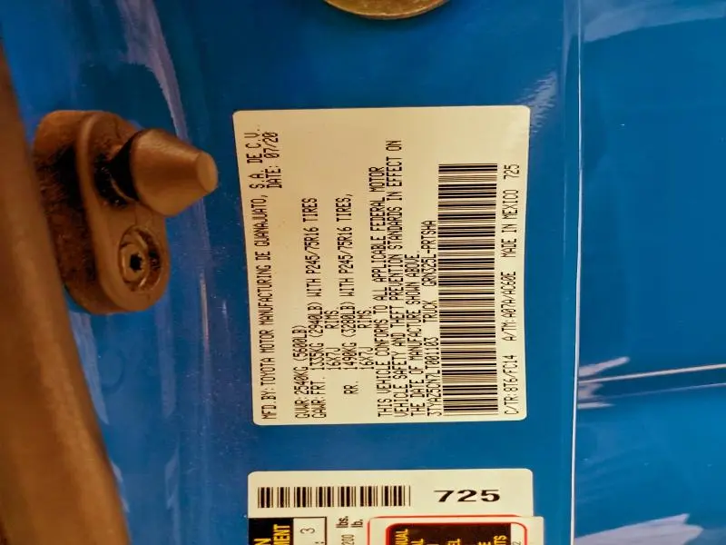 2020 TOYOTA TACOMA DOUBLE CAB  