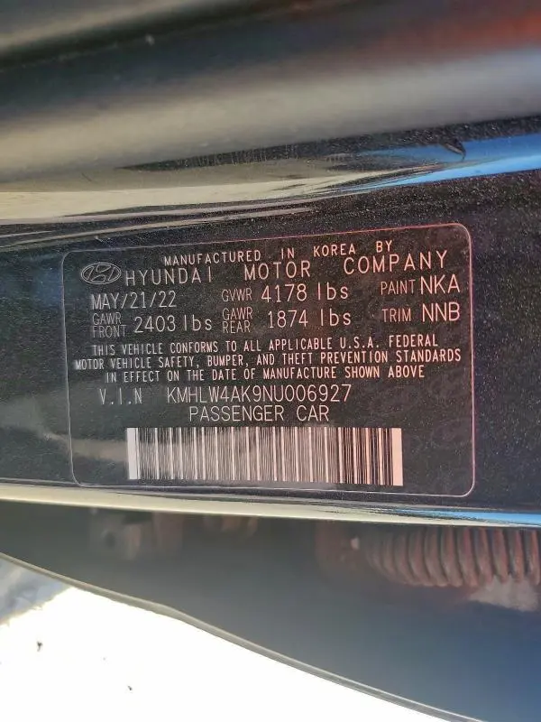 2022 HYUNDAI ELANTRA N   