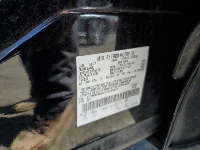 2017 FORD EDGE TITANIUM  