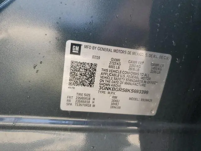 2019 CHEVROLET BLAZER 2LT  