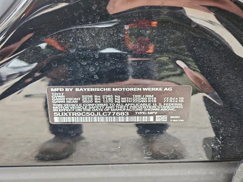 2018 BMW X3 XDRIVE30I  