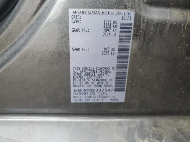 2024 NISSAN ALTIMA SR  