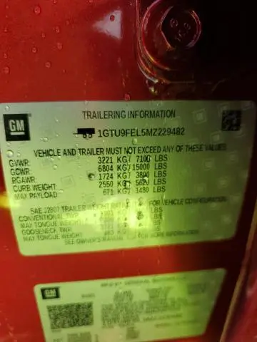 2021 GMC SIERRA K1500 DENALI  