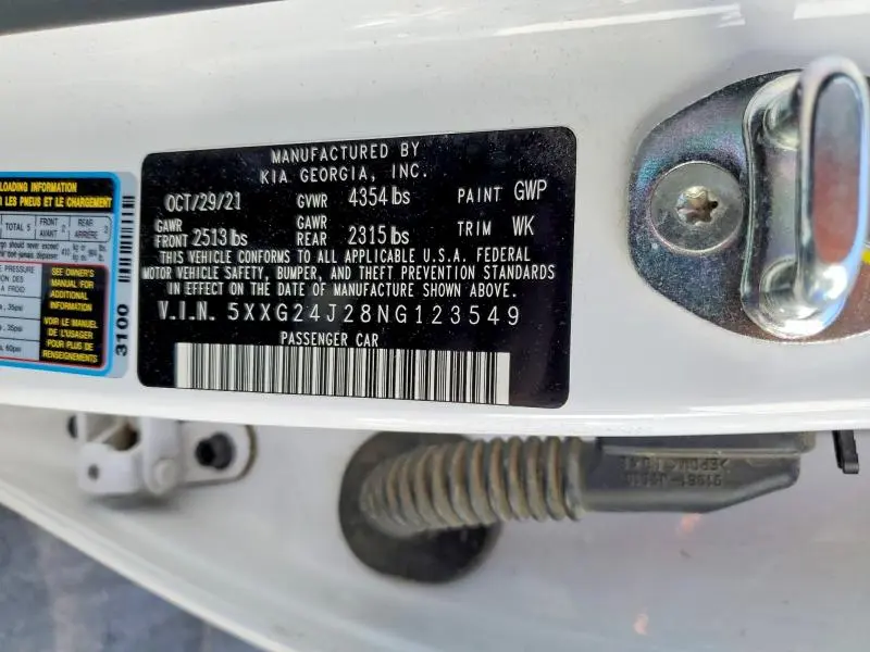 2022 KIA K5 LX  