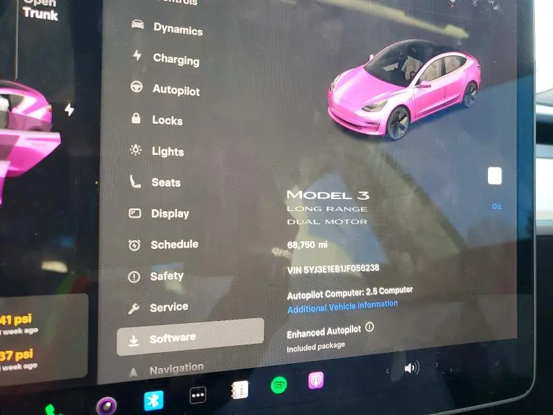 2018 TESLA MODEL 3   